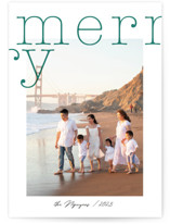 mod minima Holiday Photo Cards