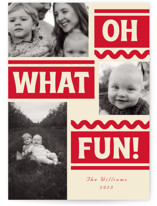 Ski Slope Holiday Photo Cards