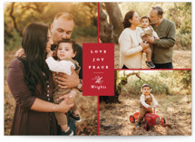 Classic Love Holiday Photo Cards