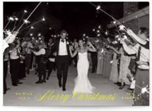 classicly scripted Holiday Photo Cards