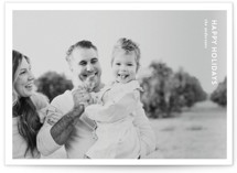 Modern Postcard Holiday Photo Cards