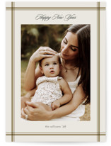 Elegant overlap Holiday Photo Cards