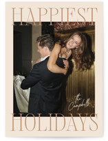 Glam Greeting Holiday Photo Cards