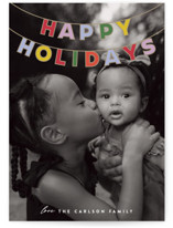 Candy Garland Holiday Photo Cards