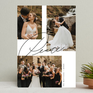 Magazine Script Holiday Photo Cards