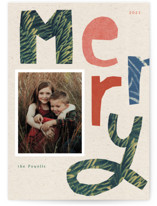 Merry Collage Holiday Photo Cards