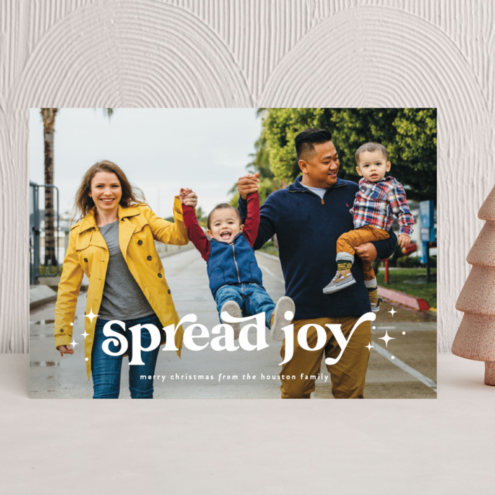 Spread Joy Holiday Photo Cards by Leah Ragain Minted