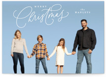 Simply Script Holiday Photo Cards
