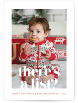 There's a List Holiday Photo Cards