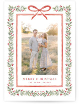 Eucalyptus + Holly Holiday Photo Cards