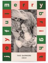 Cubes Holiday Photo Cards