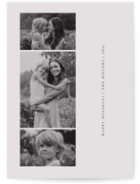 Simple Trio Holiday Photo Cards