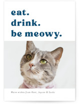 be meowy Holiday Photo Cards
