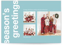 Classic Seasons Greetings Holiday Photo Cards