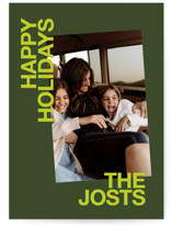 Angled Holiday Photo Cards