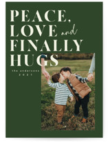 Finally Hugs Holiday Photo Cards