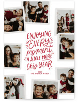 Enjoying Every Moment Holiday Photo Cards