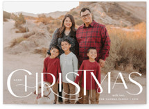 Big Christmas Holiday Photo Cards