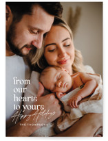 From Our Hearts Holiday Photo Cards