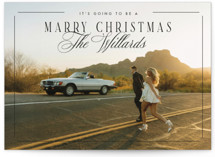 Marry Christmas Holiday Photo Cards