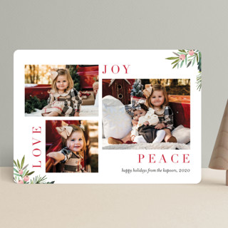 Magazine Collage Holiday Photo Cards