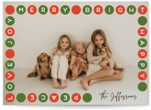 Dots of joy Holiday Photo Cards