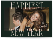 Glam Greeting Holiday Photo Cards