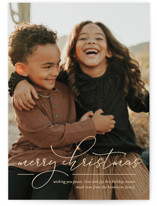 Refined Christmas Holiday Photo Cards