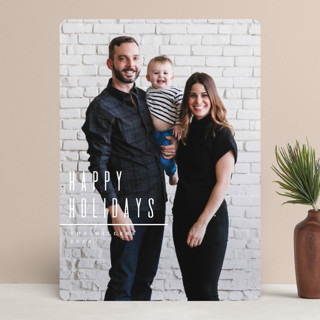 minimal Holiday Photo Cards