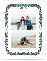 Mistletoe Holiday Photo Cards