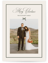 Elegant Bow Holiday Holiday Photo Cards