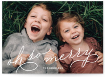 Oh So Merry Holiday Photo Cards
