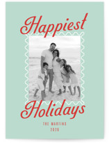 Happy on Holiday Holiday Photo Cards