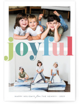 Colorful & Joyful Holiday Photo Cards