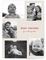 Modern Collage Holiday Photo Cards