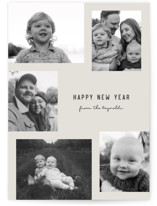 Modern collage Holiday Photo Cards