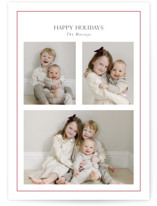 three Holiday Photo Cards