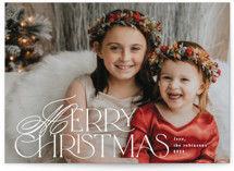 Chic Type Holiday Photo Cards
