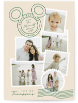 Disney's Mickey Vintage Postable Holiday Photo Cards