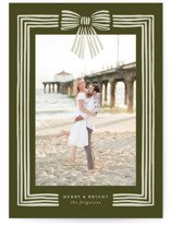 Ribbon Framed Holiday Photo Cards