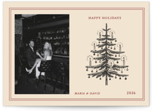 Vintage Christmas Holiday Photo Cards