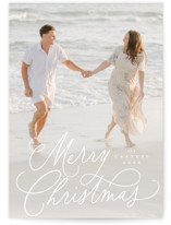 Scripted Flourish Holiday Photo Cards