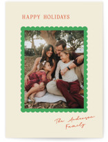 Sweet scallop Holiday Photo Cards