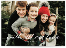 sending all our LOVE Holiday Photo Cards
