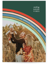 Rainbow Cheer Holiday Photo Cards