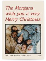 Holiday Headline Holiday Photo Cards