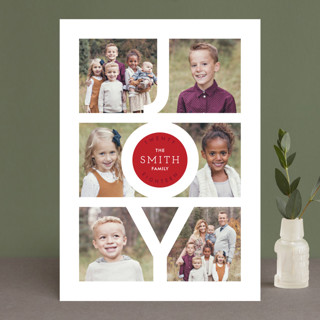 Modern Family Joy Holiday Photo Cards