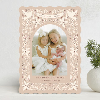 Heaven and Nature Sing Frame Holiday Photo Cards