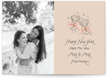 Newlywed Toast Holiday Photo Cards