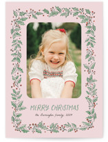 Sketched Holly Holiday Photo Cards